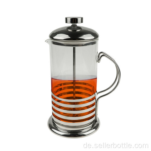 650 ml French-Press-Kaffeemaschine mit Edelstahlboden